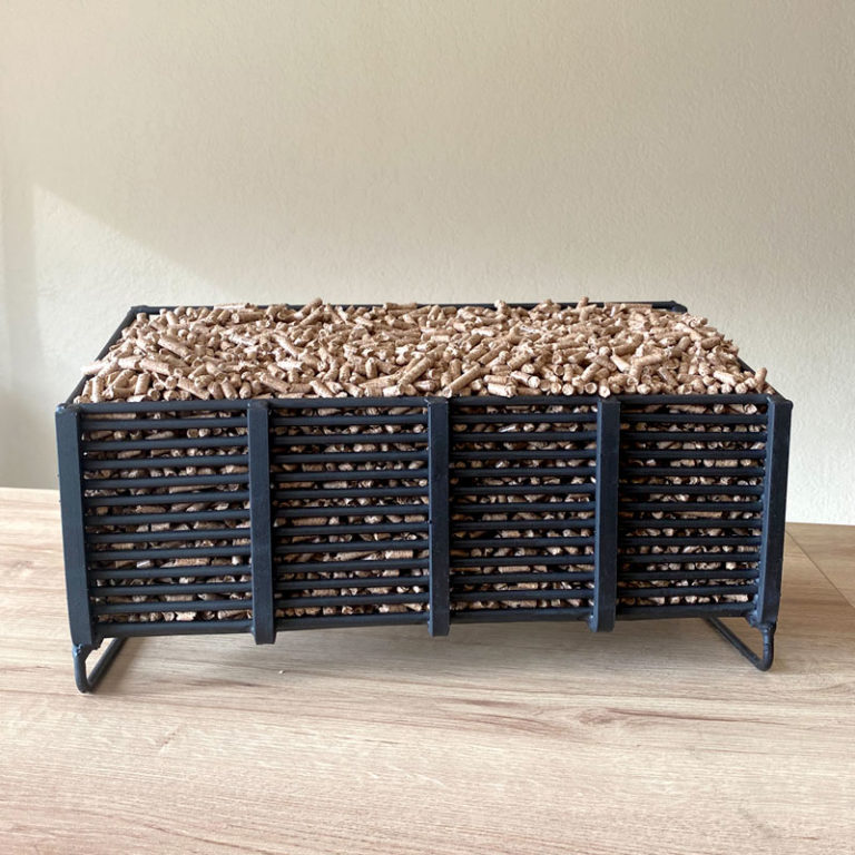 Buy Pellet Baskets. Use pellet baskets in your wood stove or fireplace