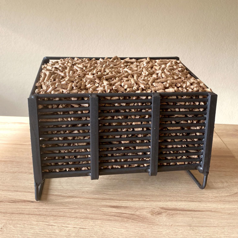 Buy Pellet Baskets. Use pellet baskets in your wood stove or fireplace