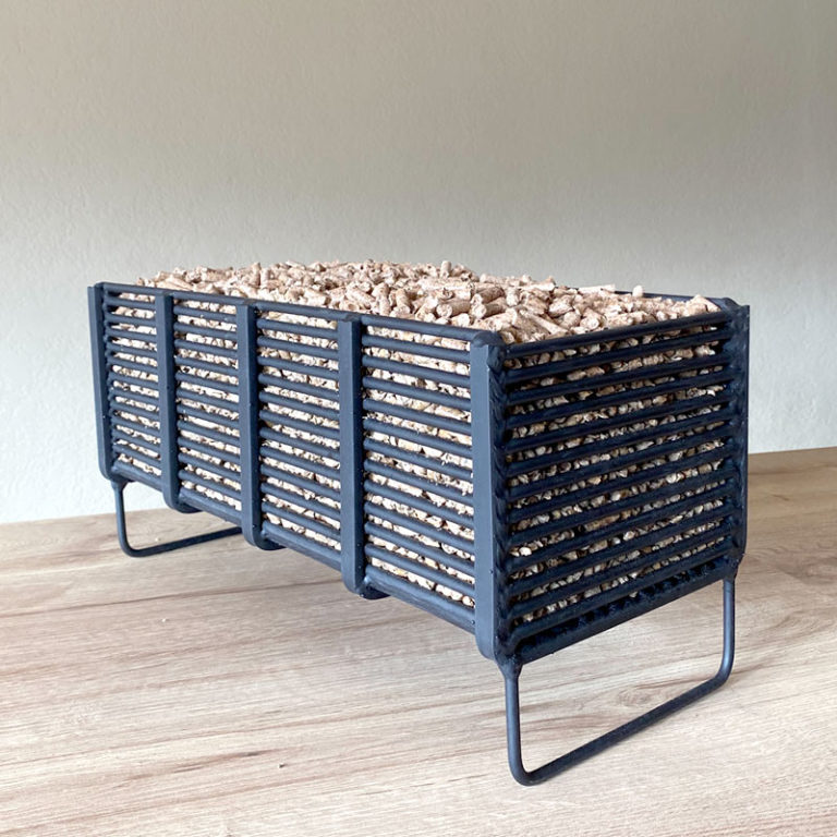 Buy Pellet Baskets. Use pellet baskets in your wood stove or fireplace to heat your home without